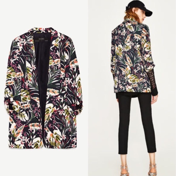 Zara Jackets & Blazers - Zara- Spring Ready Floral Blazer